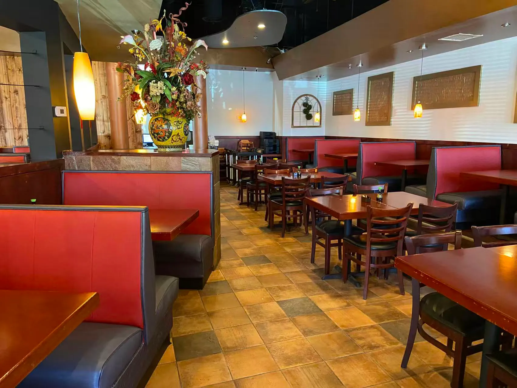 Cozy elegant dining area of the sushi bar at Toyama Sushi Steahouse, a Japanese Restaurant in Dacula
